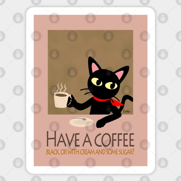 Have a coffee Sticker by BATKEI